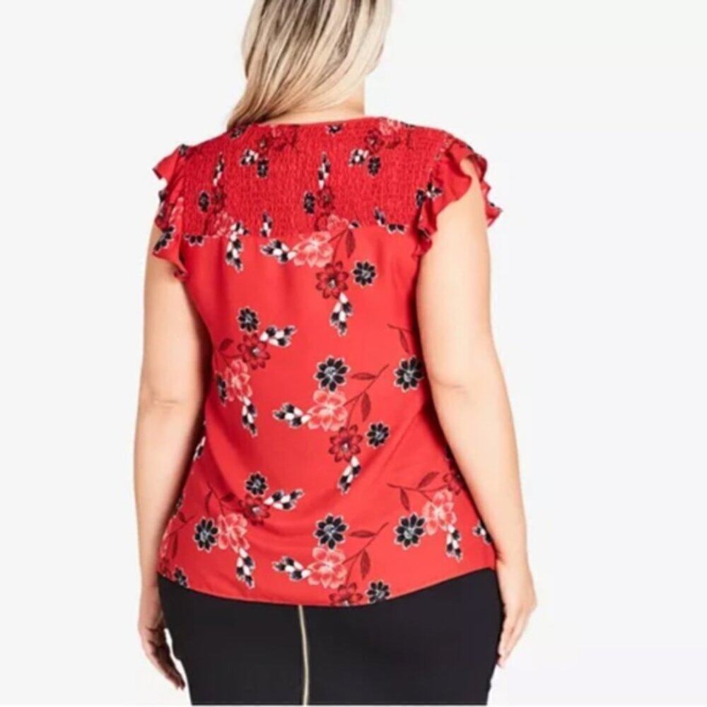 City Chic Top Medium 18 - Picture 3 of 8